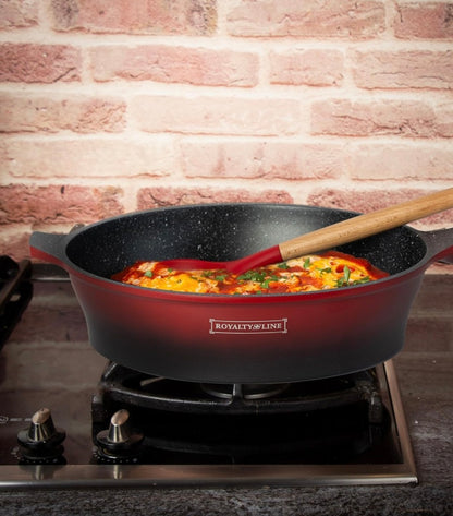 Ensemble de casseroles et poêles antiadhésives 17 pièces en pierre RL-ES2014M